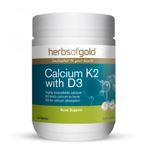 Herbs of Gold – Calcium K2 with D3 – 90 tabs