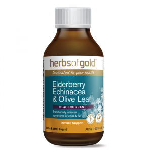 Herbs of Gold – Elderberry Echinacea & Olive Leaf – 100ml