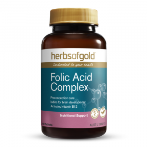 Herbs of Gold – Folic Acid Complex – 60 Caps
