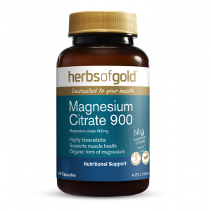 Herbs of Gold – Magnesium Citrate 900 – 60 caps