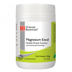Oriental Botanicals –  Magnesium Excel Powder Lemon-Lime Zing 330g