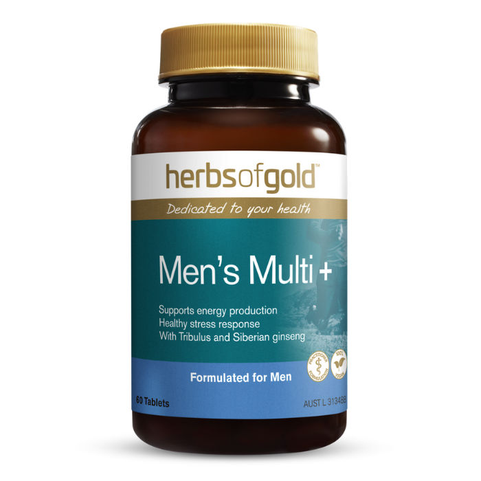Herbs of Gold – Men's Multi + – 60 tabs - MediAdvice Pharmacy Earlwood