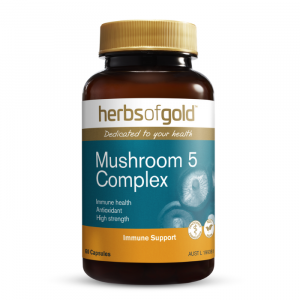 Herbs of Gold – Mushroom 5 Complex – 60caps