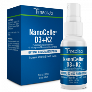 Medlab – NANOCELLE D3 + K2 – 30ml spray