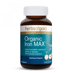 Herbs of Gold – Organic Iron MAX – 30 Caps