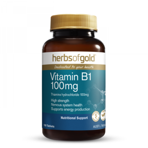 Herbs of Gold – Vitamin B1 100mg – 100 tabs