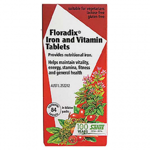 Floradix  –  Iron and Vitamin Tablets