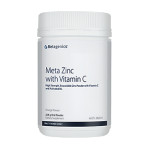 Metagenics Meta Zinc with Vitamin C Orange flavour 228 g oral powder