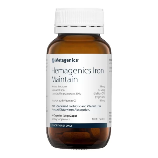 Metagenics – Hemagenics Iron Maintain 60 Tablets