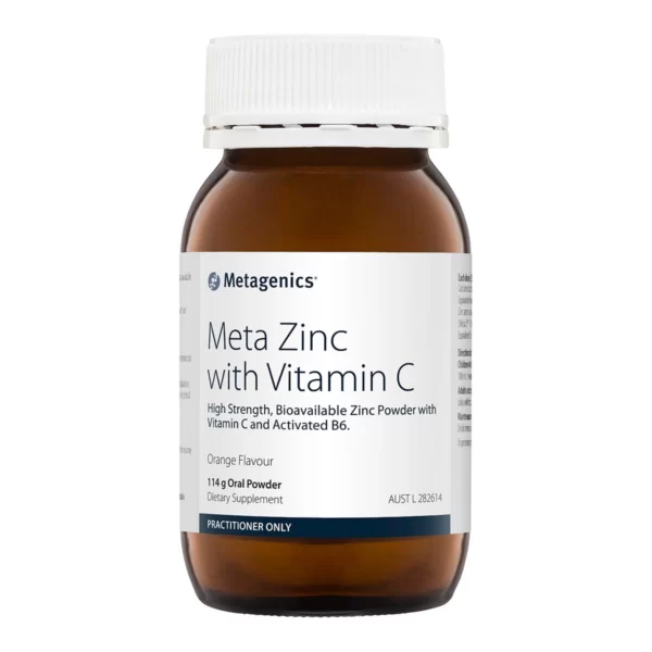 Metagenics – Meta Zinc with Vitamin C Orange 114 g
