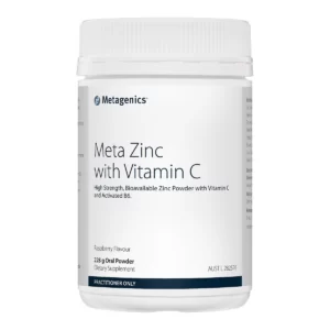 Metagenics – Meta Zinc with Vitamin C Raspberry 228 g