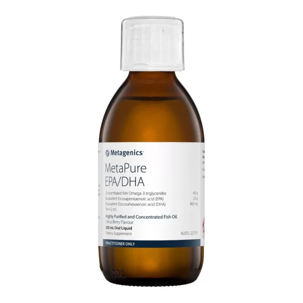 Metagenics – MetaPure EPA DHA liquid Citrus Berry 200 mL