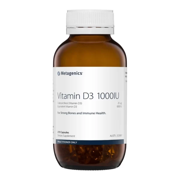 Metagenics – Vitamin D3 1000IU 270 capsules