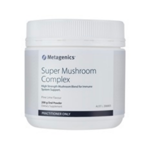 Metagenics Super Mushroom Complex Pine Lime flavour 200 g oral powder