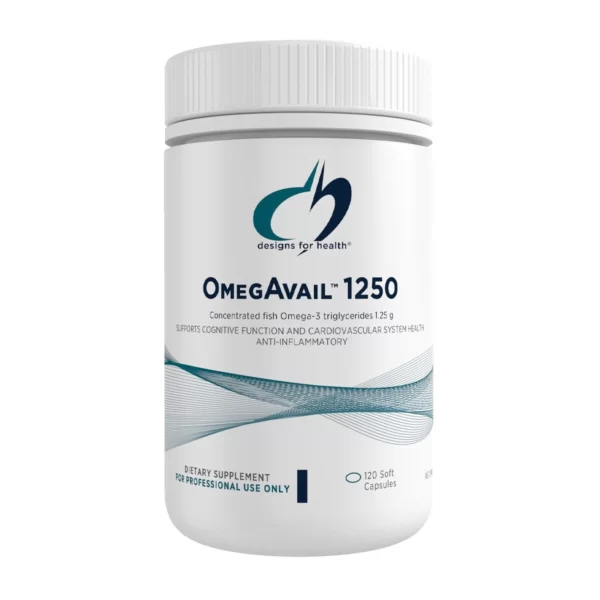 Designs For Health OmegAvail 1250 120 Tablets